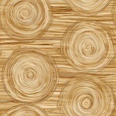 Fototapeta premium Seamless pattern of bamboo wood with subtle growth rings and fine textures
