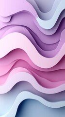 Obraz premium Abstract waves in soft pastel colors.
