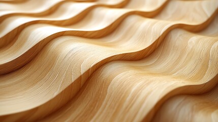 Fototapeta premium Abstract Wavy Wooden Texture.