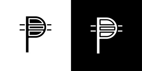 Cuba peso icon Art design illustration