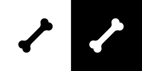 Dog bone icon Art design illustration