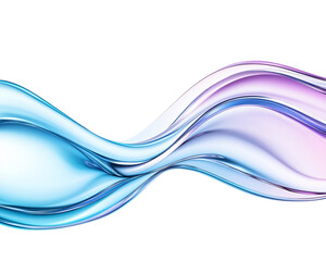 Obraz premium a blue and purple liquid wave