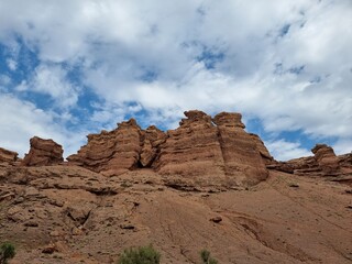 beautiful landscape of the mountains 
