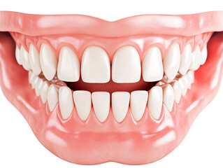 Obraz premium a close up of a mouth