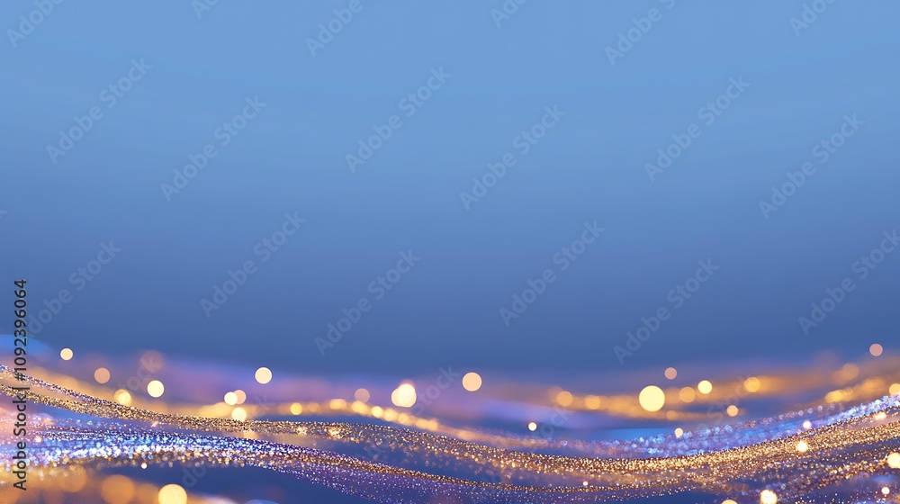 Poster a sparkling background of glitter and bokeh creating a magical atmosphere