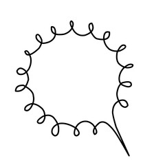 Hand drawn Comic bubbles  vector