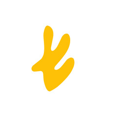 Fototapeta premium abstract naive shape