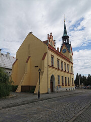 old Vidnava city twon hall in Czech republic