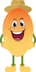 mango cartoon vector