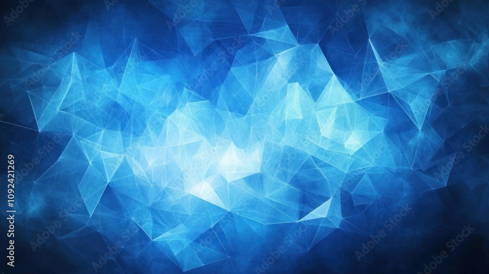 Aufkleber abstract blue gradient background with a smooth color transition from dark blue to light blue, creat