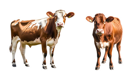 cow isolated on transparency background PNG