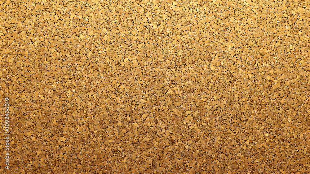 Aufkleber high-resolution golden corkboard texture: detailed granular surface background image for design proj