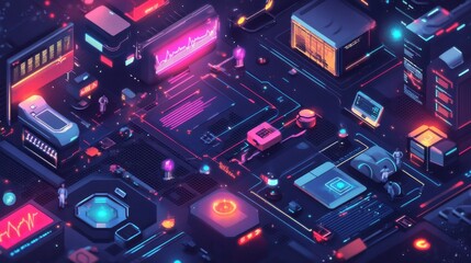 Data-Driven Healthcare Innovation in Pixel Art Style