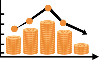 Decreased Investment Icon