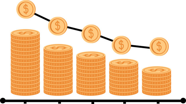 Decreased Investment Icon