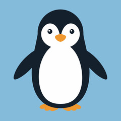 Penguin Vector Art Silhouettes Minimalist and Fun Animal Illustration	