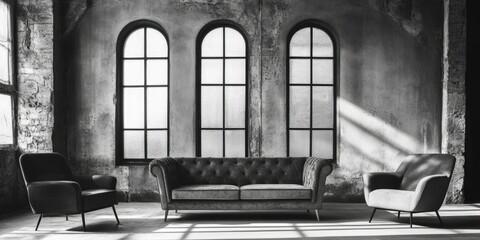 Fototapeta premium Modern Living Room