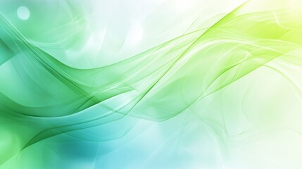 Obraz premium Abstract green and blue background flowing smoothly
