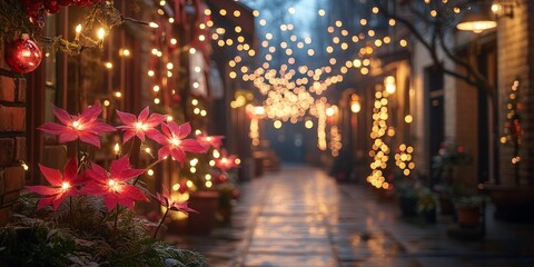 Festive House Entrance with Diwali Lights