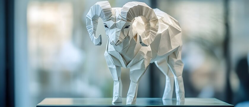 Intricate origami that requires a lot of effort can turn ordinary paper into beautiful artwork that can be displayed on a stand in a gallery. (Aries for those born between March 21 – April 19)
