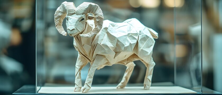 Intricate origami that requires a lot of effort can turn ordinary paper into beautiful artwork that can be displayed on a stand in a gallery. (Aries for those born between March 21 – April 19)