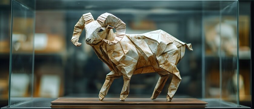 Intricate origami that requires a lot of effort can turn ordinary paper into beautiful artwork that can be displayed on a stand in a gallery. (Aries for those born between March 21 – April 19)