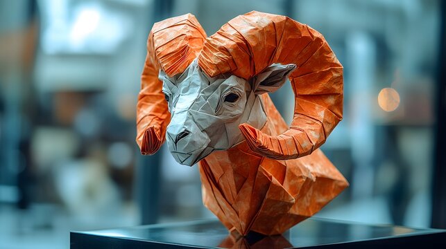 Intricate origami that requires a lot of effort can turn ordinary paper into beautiful artwork that can be displayed on a stand in a gallery. (Aries for those born between March 21 – April 19)