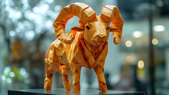 Intricate origami that requires a lot of effort can turn ordinary paper into beautiful artwork that can be displayed on a stand in a gallery. (Aries for those born between March 21 – April 19)