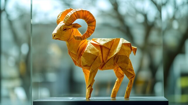 Intricate origami that requires a lot of effort can turn ordinary paper into beautiful artwork that can be displayed on a stand in a gallery. (Aries for those born between March 21 – April 19)
