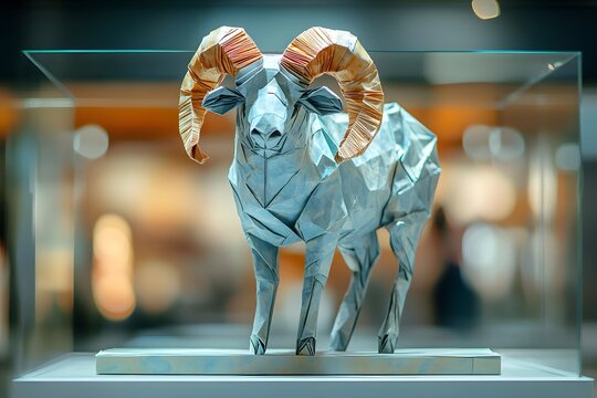 Intricate origami that requires a lot of effort can turn ordinary paper into beautiful artwork that can be displayed on a stand in a gallery. (Aries for those born between March 21 – April 19)