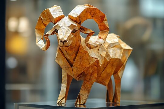 Intricate origami that requires a lot of effort can turn ordinary paper into beautiful artwork that can be displayed on a stand in a gallery. (Aries for those born between March 21 – April 19)