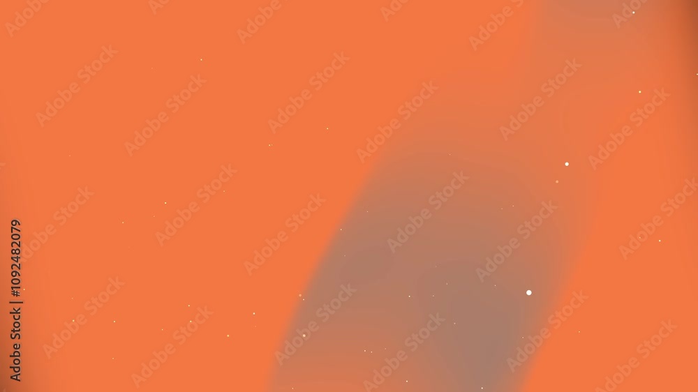 Poster abstract orange and gray gradient with spectrum and scattered light points
