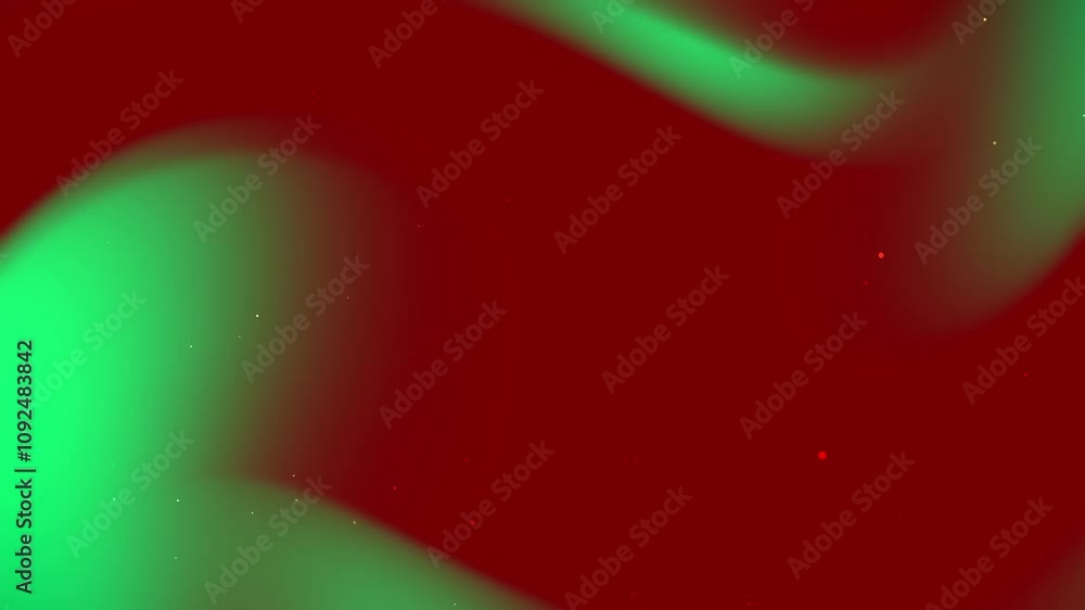 Poster abstract swirling gradient background in red and green hues. abstract background with spectrum scan