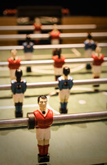 Vintage Table Football At The Milestone Living History Museum