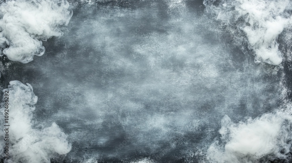 Poster a textured background featuring soft clouds and a smoky effect, creating a dreamy, atmospheric scene