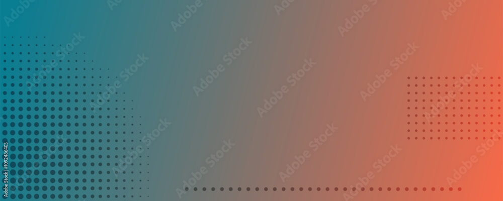 Aufkleber abstract gradient geometric background with dots