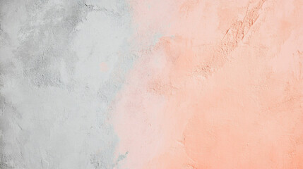 Obraz premium Light grey and peach concrete background with smooth matte texture for modern design projects