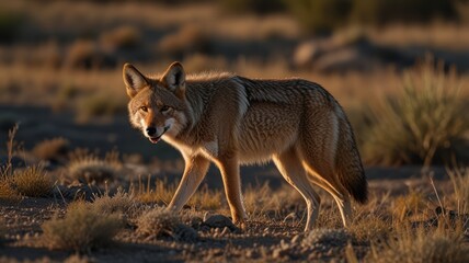 Obraz premium Coyote ,THIS IS AI IMAGE