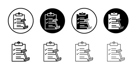 Fitness plan icon linear logo isolated