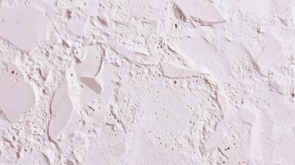 Fototapeta premium Macro view of light pink matte concrete surface with delicate texture details