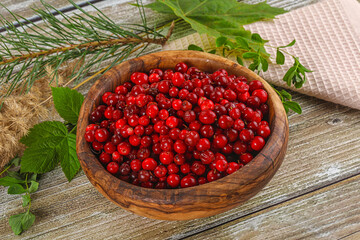 Natural organic wild forwst lingonberry