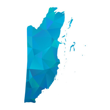 recommend clip art: Map of Belize - Blue Geometric Rumpled Triangular , Polygonal Design For Your. Vector illustration eps 10.
