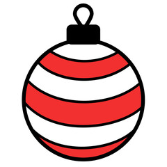 Obraz premium Christmas ball