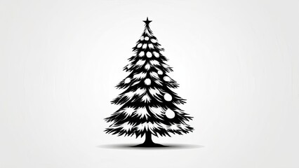 christmas tree illustration