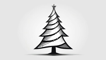 Obraz premium abstract christmas tree