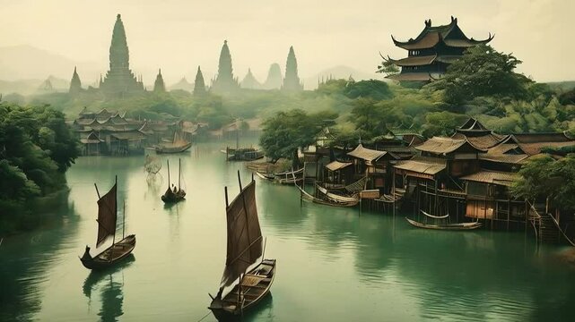 Kingdom of Funan,  Rivers: The ancient Funan civilization