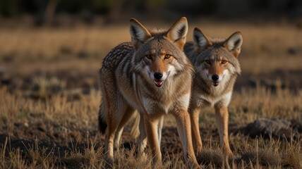 Fototapeta premium Coyote ,THIS IS AI IMAGE