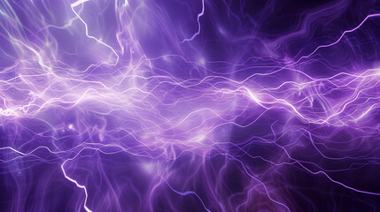 Obraz premium Electric Pulse in Vibrant Purple Waves