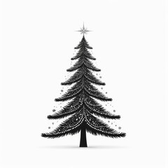 Fototapeta premium christmas tree set