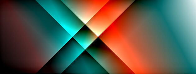 Fototapeta premium Light shadow lines dynamic gradient background